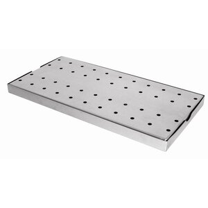 CHRselect Bac D'Égouttage Inox + Grille - 400x200mm