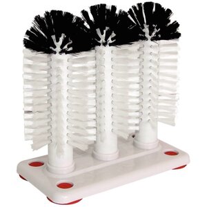 CHRselect Brosse à Verres - 3 Brosses - Jantex - 165mm