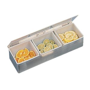 CHRselect Boîte à Ingrédients | 3 compartiments | Inox