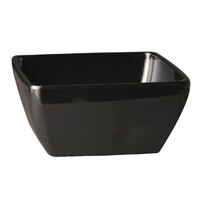Bol Carré APS - Mélamine Noir - 125x125x65(h)mm