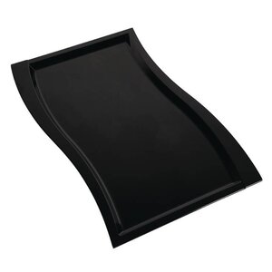 APS Plateau Noir En Mélamine - APS Wave - GN 1/1