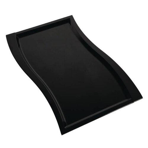 APS Plateau Noir En Mélamine - APS Wave - GN 1/1