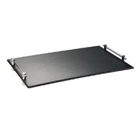 Plateau Empilable En Mélamine APS - Façon Ardoise - 530x325mm