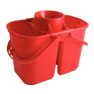 CHRselect Seaux-Essoreurs Doubles - Sections De 7 Et 8 Litres - Rouge