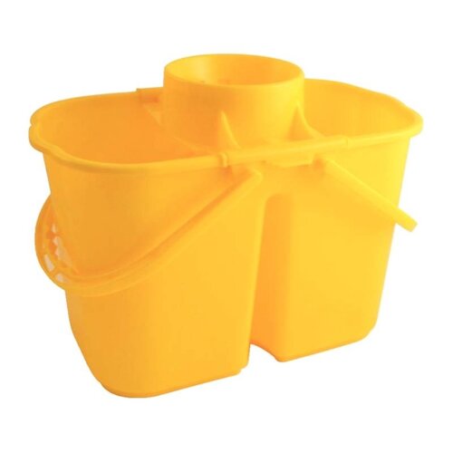 CHRselect Seaux-Essoreurs Doubles - Sections De 7 Et 8 Litres - Jaune