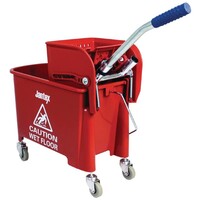 Chariot D'Entretien + Essoreuse - Jantex - Rouge