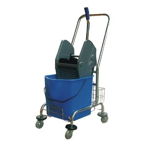 CHRselect Chariot D'Entretien Jantex - Chariot En Inox - 30 Litres CHRselect Chariot D'Entretien Jantex - Chariot En Inox - 30 Litres