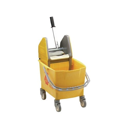 Rubbermaid Seau à Mop Sur Roulettes + Essoreuse - Rubbermaid - Jaune Rubbermaid Seau à Mop Sur Roulettes + Essoreuse - Rubbermaid - Jaune