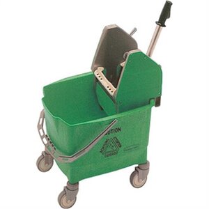 Rubbermaid Seau à Mop Sur Roulettes + Essoreuse - Rubbermaid - Vert Rubbermaid Seau à Mop Sur Roulettes + Essoreuse - Rubbermaid - Vert