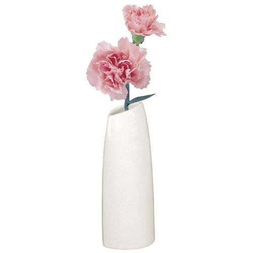 CHRselect Vase Bouteille Ovale Lumina - Porcelaine Fine - 150(h)mm - 6 Pièces