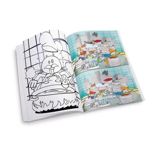Dining Kids Livre à Colorier Chef - 50 Pièces