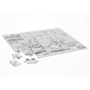 Dining Kids Puzzles à Colorier Chef - 25 Pièces