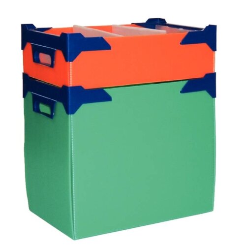 CHRselect Caise De Rangement à Vaisselle - Vert - 5 Pièces