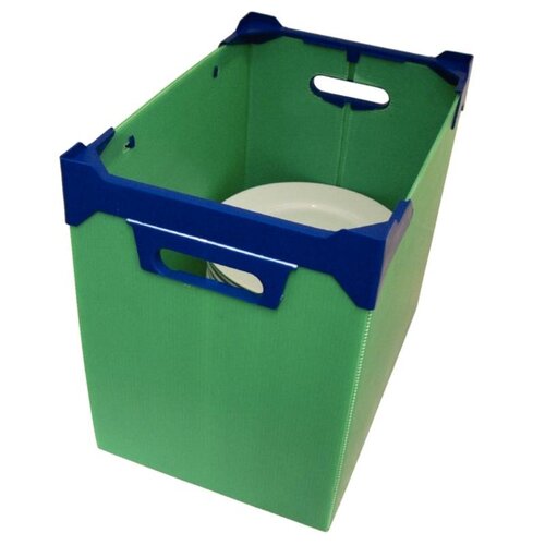 CHRselect Caise De Rangement à Vaisselle - Vert - 5 Pièces