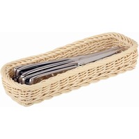 Godet à Couverts - Rotin Polypropylène - APS - 50x270x100mm