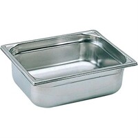 Bac Bourgeat GN 2/3 Inox - 100mm De Profondeur - 8,7 Litres