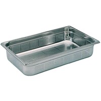 Bac Bourgeat GN 1/1 Perforé Inox - 100mm De Profondeur - 13,5 Litres