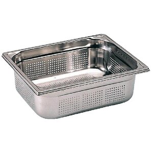 Bourgeat Bac Bourgeat GN 1/2 Perforé Inox - 100mm De Profondeur