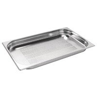 Bac GN 1/1 Inox - Perforé - 20mm de profondeur