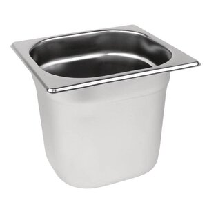 CHRselect Bac GN 1/6 Inox - 150mm De Profondeur CHRselect Bac GN 1/6 Inox - 150mm De Profondeur
