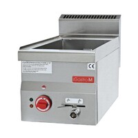 Bain Marie Inox | GN1/2 + GN1/4 | 150(p)mm | Robinet de Vidange | 300x600x280(h)mm
