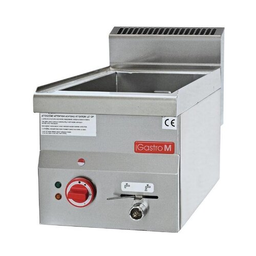 CHRselect Bain Marie Inox | GN1/2 + GN1/4 | 150(p)mm | Robinet de Vidange | 300x600x280(h)mm
