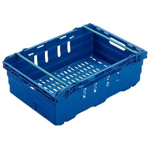 CHRselect Conteneur Bleu - Polypropylène - Empilable jusqu'à 8 Plateaux - 23 Litres - 600x400x199mm