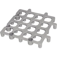 Support à Structure Aérée - Polypropylène - Gris - 335x335mm - 2 Pièces