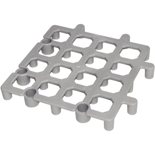CHRselect Support à Structure Aérée - Polypropylène - Gris - 335x335mm - 2 Pièces CHRselect Support à Structure Aérée - Polypropylène - Gris - 335x335mm - 2 Pièces