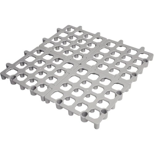 CHRselect Support à Structure Aérée - Polypropylène - Gris - 335x335mm - 2 Pièces CHRselect Support à Structure Aérée - Polypropylène - Gris - 335x335mm - 2 Pièces