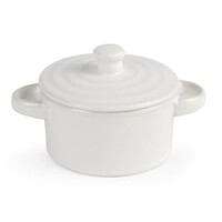 Mini Cocotte Blanche - 4 Pièces - Disponibles en 2 Tailles