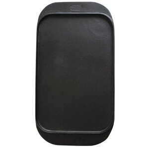 CHRselect Grill En Fonte - Double Face - Côté Rainuré /Côte Lisse - 482x260mm