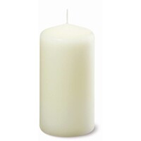 Bougie Cylindrique Ivoire - Bolsius - 130mm - 6 Pièces