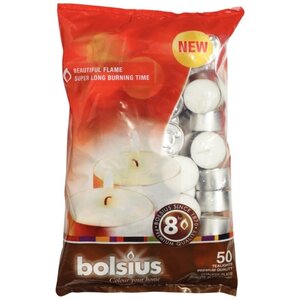 Bolsius Bougies Chauffe-Plat - Bolsius - 8 Heures - 50 Pièces