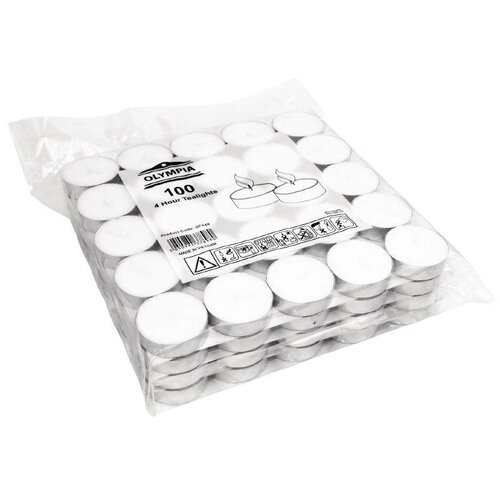 CHRselect Bougies Chauffe-Plat - 4 Heures - 100 Pièces