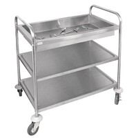 Chariot De Service Inox - 855x535x940mm