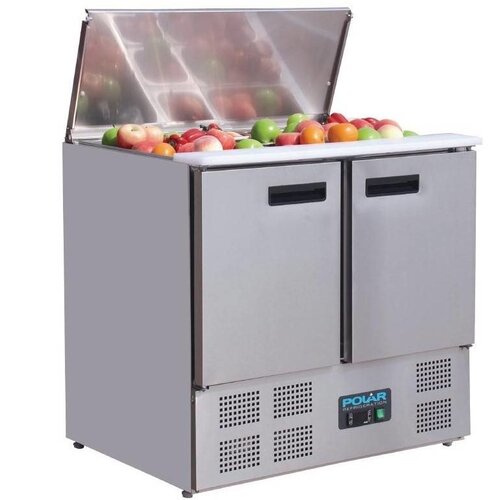 Polar Comptoir Réfrigéré à Salades | 2 Portes | 240 Litres | 700x900x885(h)mm Polar Comptoir Réfrigéré à Salades | 2 Portes | 240 Litres | 700x900x885(h)mm