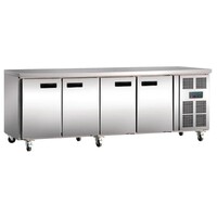 Table Réfrigérée Inox - 4 Portes - 553 Litres - 700(l)x2230(L)x850(h)mm