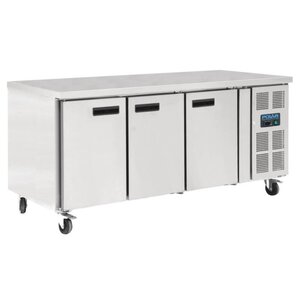 Polar Comptoir Réfrigéré + 3 Portes - 634 Litres - 860x2020x800mm