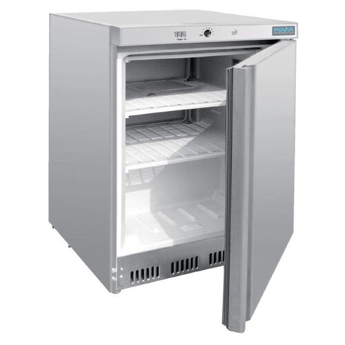 Polar Congélateur Inox | Dessous Comptoir | 140 Litres | 600x600x850(h)mm