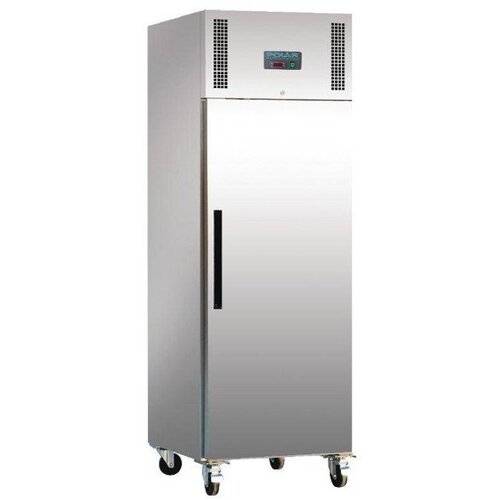 Polar Congélateur GN2/1 Inox | 600L | sur Roues | 3 Etagères Ajustable | 815x680x2000(h)mm