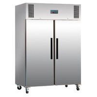 Congélateur Inox sur Roues | 1200 Litres | Gastronorme 2/1 | 815x1340x2000(h)mm