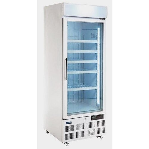 Polar Congélateur Porte Vitrée | 420 Litres | sur Roues | 680x745x1990(h)mm Polar Congélateur Porte Vitrée | 420 Litres | sur Roues | 680x745x1990(h)mm