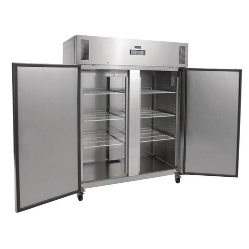 Polar Congélateur Inox | 1300 Litres | Gastronorme 2/1 | 830x1480x2010(h)mm