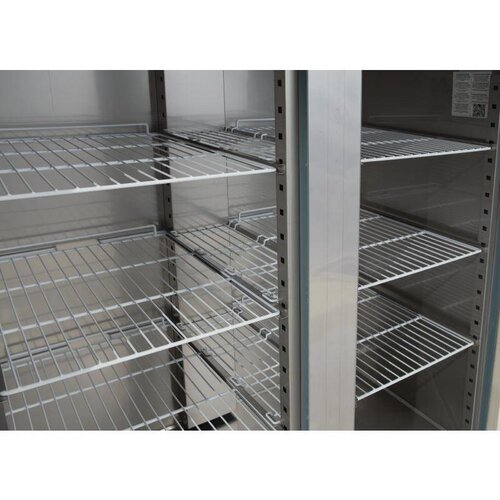 Polar Congélateur Inox | 1300 Litres | Gastronorme 2/1 | 830x1480x2010(h)mm