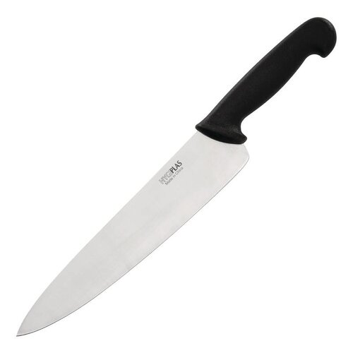 Hygiplas Couteau De Cuisinier - Hygiplas - Manche Noir - Lame 255mm