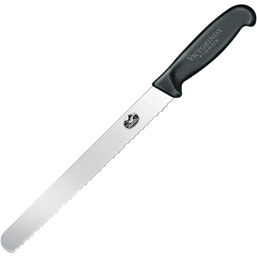 Victorinox Couteau à Jambon Cranté - Victorinox Fibrox - 305mm