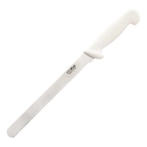 Hygiplas Couteau à Trancher Denté Blanc - Hygiplas - 255mm