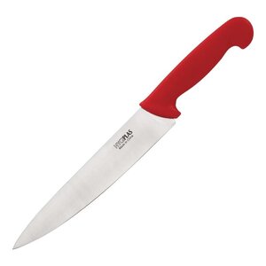 Hygiplas Couteau De Cuisinier - Hygiplas - Manche Rouge  - Lame 215mm