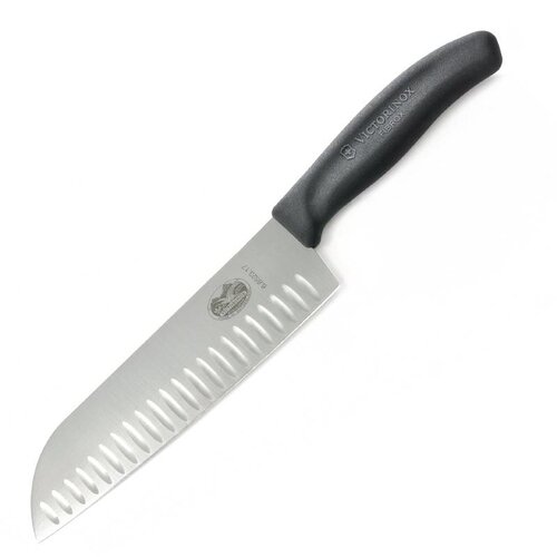 Victorinox Couteau Santoku Alvéolé - Victorinox - Manche Fibrox - 170mm